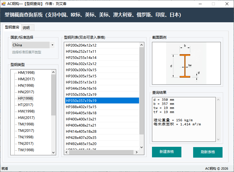 国际型钢查询1
